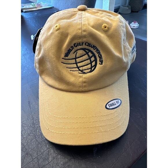 World Golf Championships Bridgestone Invitational ball cap NWT Mustard Yellow - Picture 1 of 5